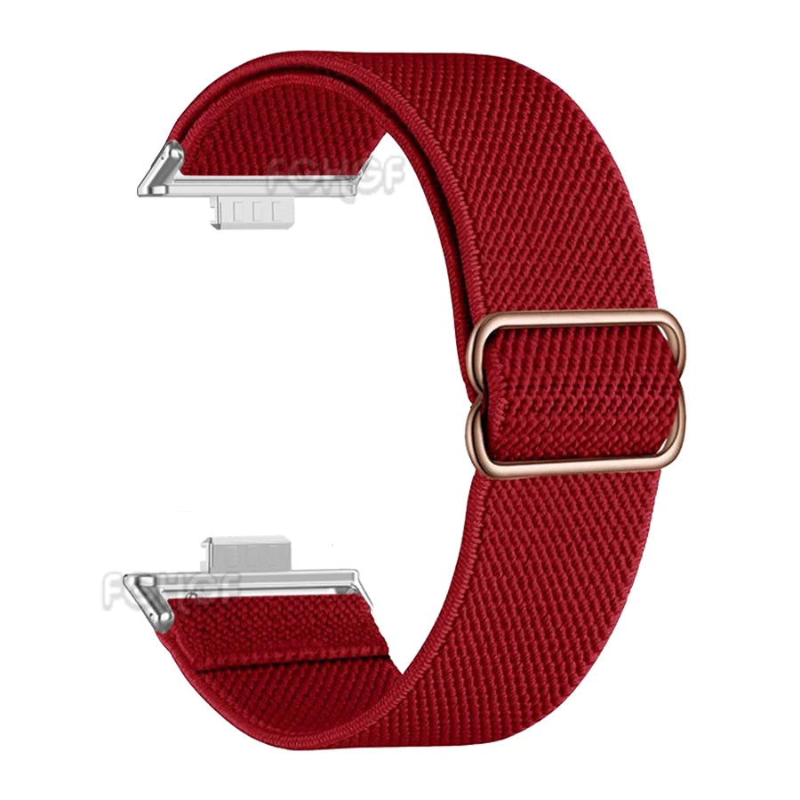 Elastic Nylon Loop Watch Band For Huawei Watch Fit 4 Pro Strap Replacement Wristband For Huawei Fit 3 Bracelet Correa Accessorie