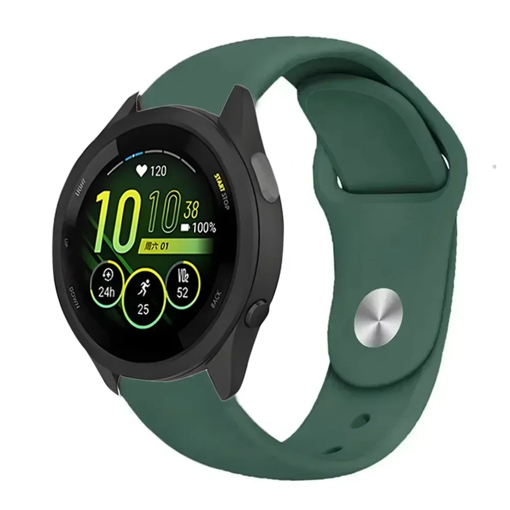 18/20/22mm Soft Silicone Strap For Gramin Forerunner 55 165 645 965 255/265 bracelet Accessories Wristband Garmin Venu 3S Correa