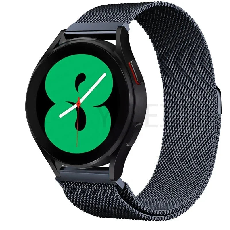 Milanese Loop band For Samsung Galaxy watch 6 5 4 classic Metal strap 20mm 22mm bracelet huawei gt/Amazfit GTS 4/GTR 2e/Bip 3-5
