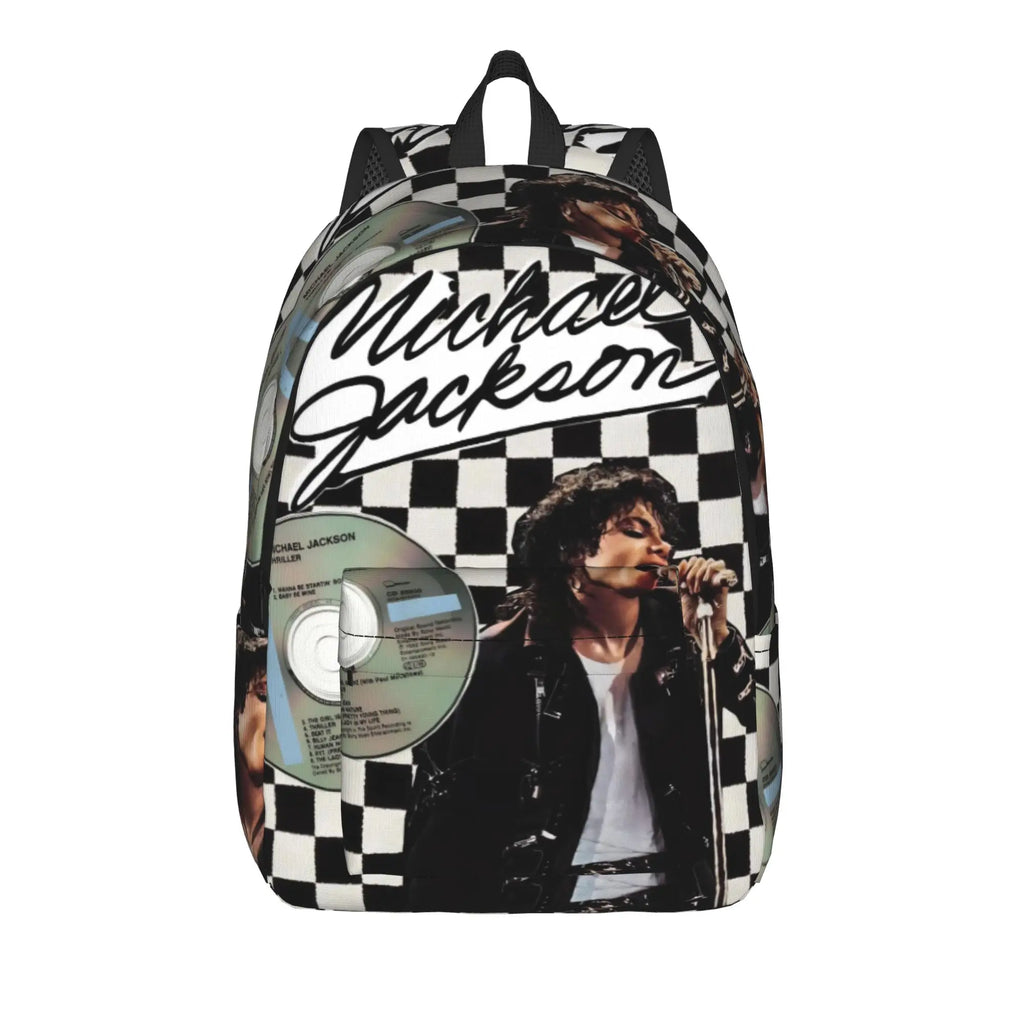 Michael Jacksons Musical Movie 2026 Casual Backpack Gift High School Business  Daypack for Men Women Laptop Canvas Bags