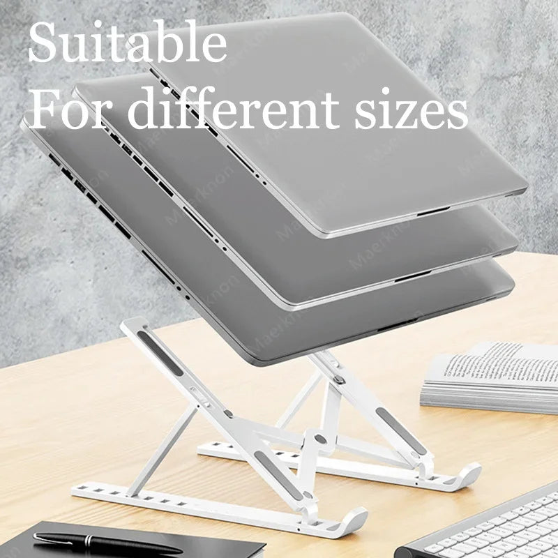 Laptop Stand Portable Foldable Notebook Bracket Adjustable Computer Monitor Holder For Macbook Air iPad Tablets Base Accessories