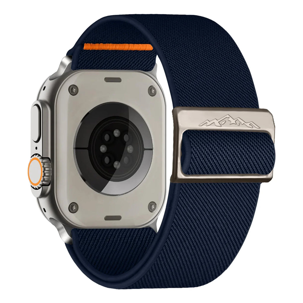 Nylon Strap for Apple Watch Ultra 2 Band 49mm 9 8 7 45mm 41mm 44mm 40mm 42mm Braided Elastic Bracelet for IWatch Series 6 SE 5 4
