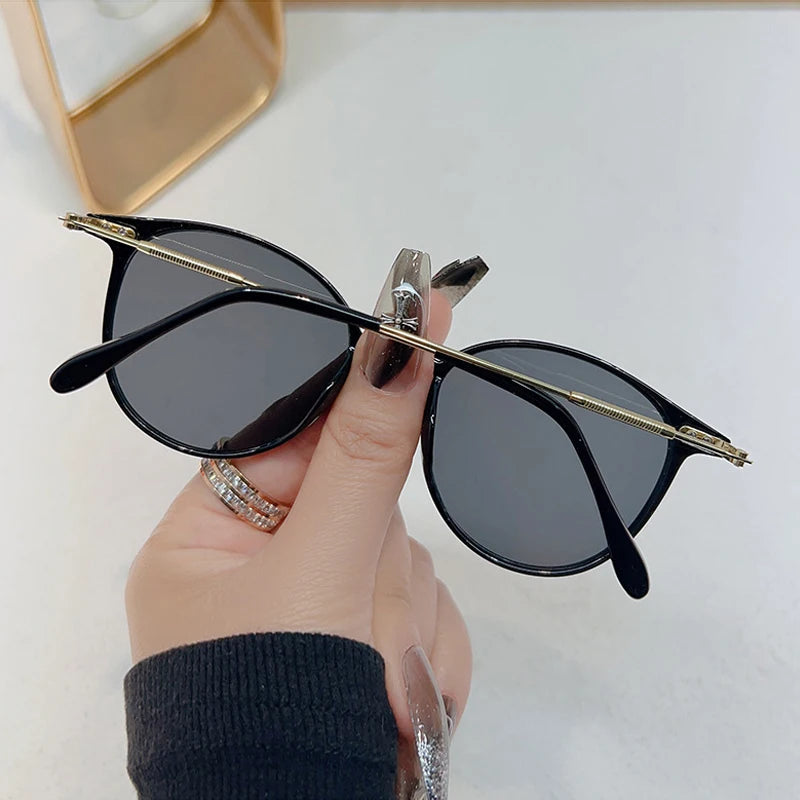 New Round Vintage Sunglasses Women Retro Luxury Designer Sun Glasses For Women's Sunglass Oculos De Sol Shades UV