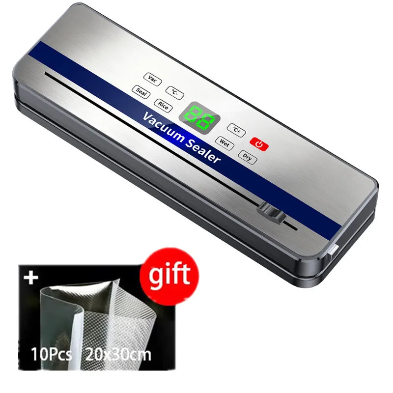 Wireless Portable Vacuum Sealing Machine for Food With Sealing Countdown Display Multi-Pack Vacuum Touch Waterproof Buttons 829