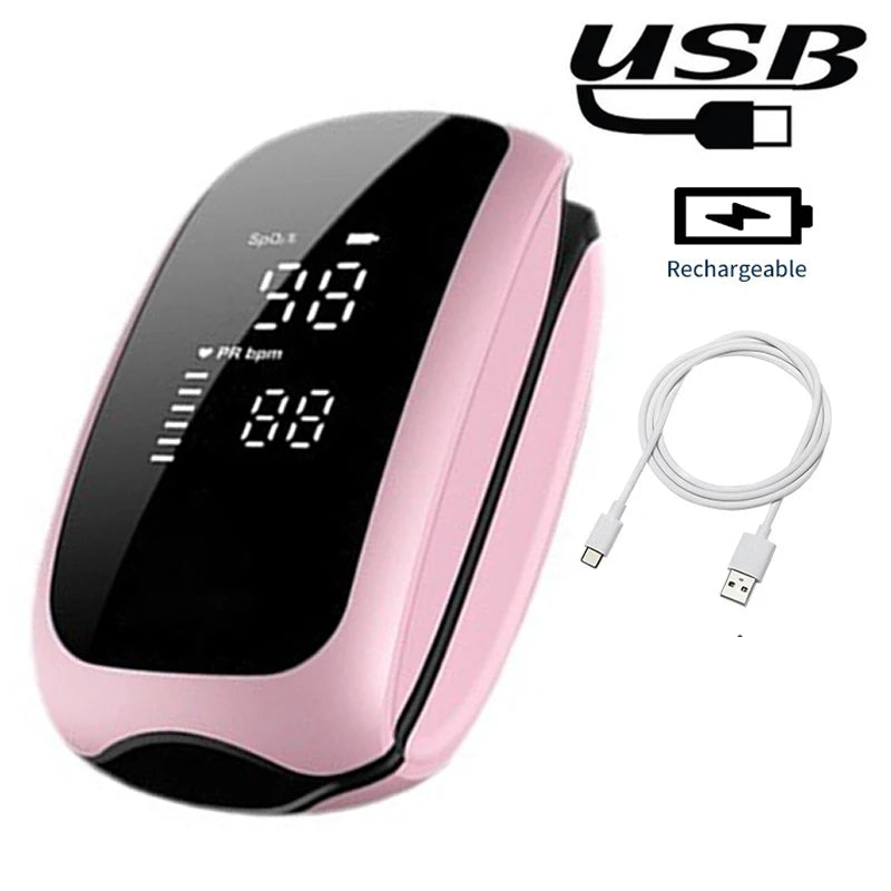 Rechargeable Oximeter Infrared Fever Thermometer Digital LCD Infant Adult Non-contact Laser Body Temperature Ear Thermometer