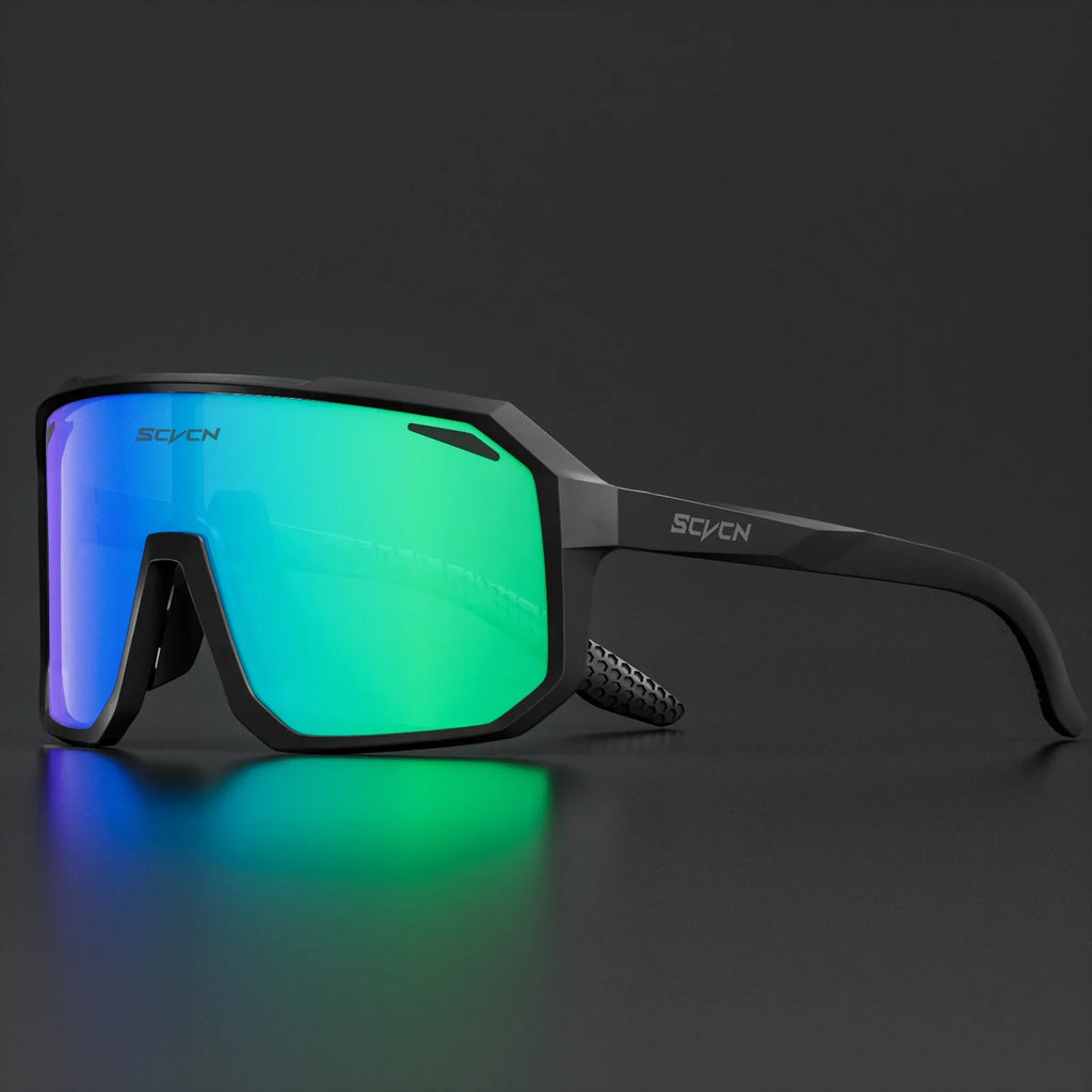 SCVCN New Cycling Sunglasses Men Road Driving Bike Glasses Outdoor Sports Mountain Climbing Women Bicycle Cycling UV400 Goggles