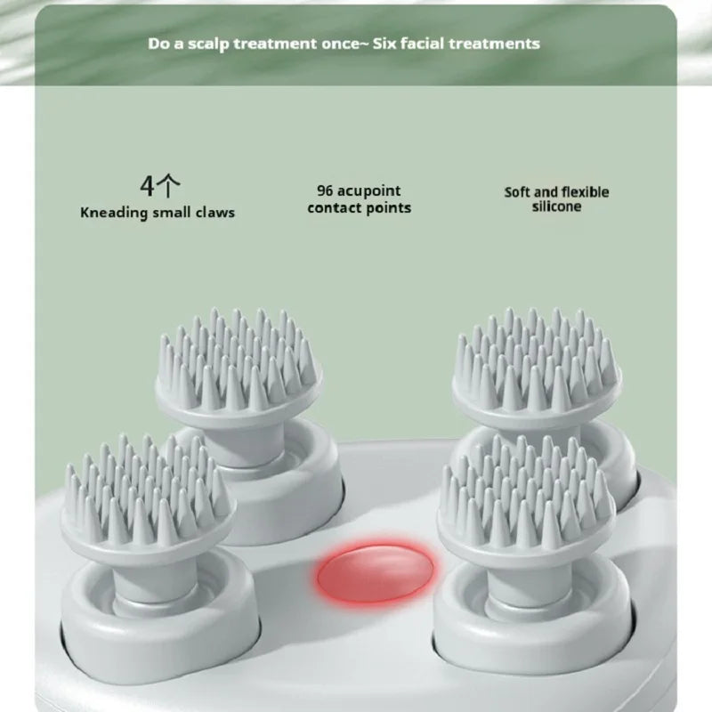 Deep Scalp Massager Head Cleaning Massager Also Suitable for Pets Electric Massage Tool Washable and Portable