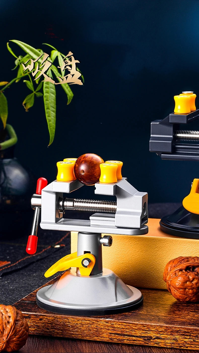 Universal Mini Table Vise Clamp 360° Suction Vice Clamp Drill Press Vise Table Bench Vice Craft Vise DIY Sculpture Craft Carving