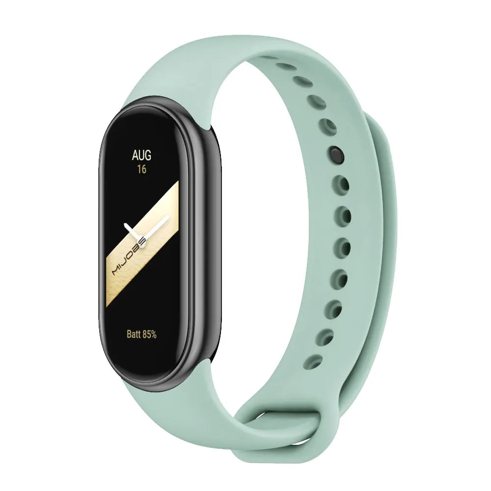 Bracelet for Mi Band 10 Strap for Mi Smart Band 10 9 8 NFC SmartWatch Sport Silicone Rubber Wristband Correa Miband 8 9 Strap