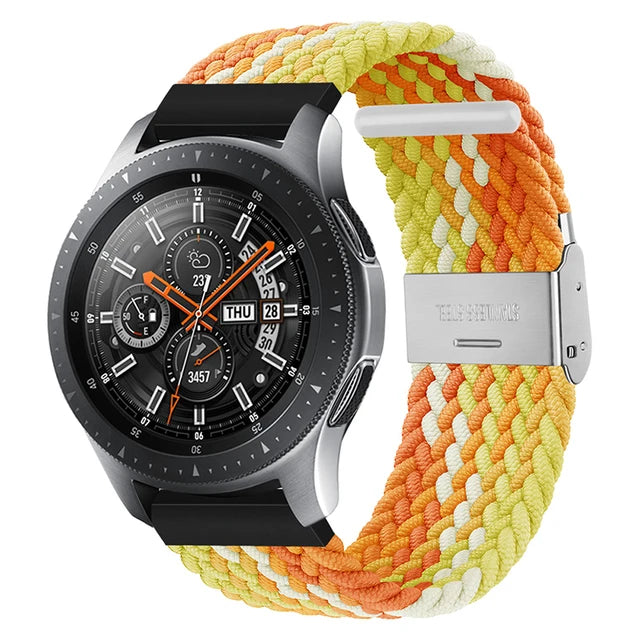 20mm 22mm Nylon strap for Samsung Galaxy Watch 3 42mm 46mm Gear S3 Active 2 Watch Adjustable Bracelet For Amazfit Huawei Correas