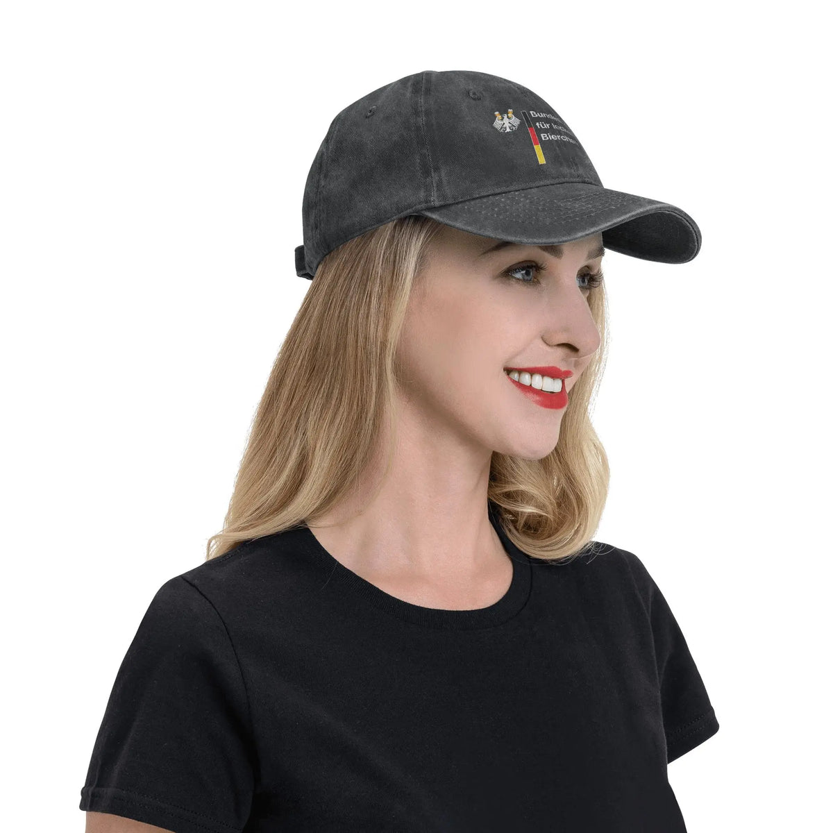 Vintage German-Federal Institute for Delicious Beers Baseball Cap Unisex Distressed Cotton Sun Cap Outdoor Workouts Gift Hat