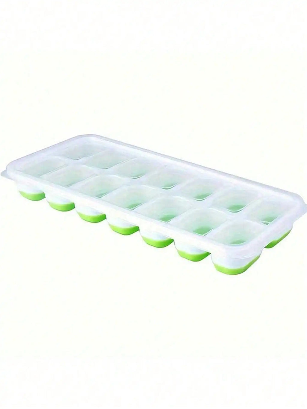 1/2/4pcs Silicone Ice Cube Trays, Easy Release & Flexible, 14-Cavity 4-Color Mixed With Anti-Spill Removable Lids, Stackable With Lid, Kitchen Accessories, Small Kitchen Tools