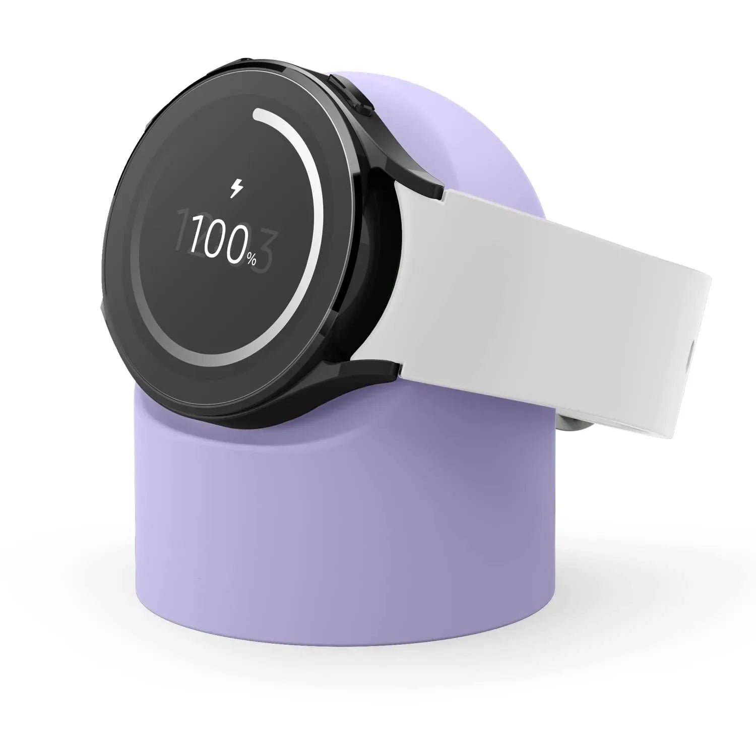 Compatible with For Samsung Galaxy Watch 7 4 3 6 5 Charger Stand 40 44 46mmGalaxy Watch3 4 6 5 Pro 7 Charger silicone Stand 45mm
