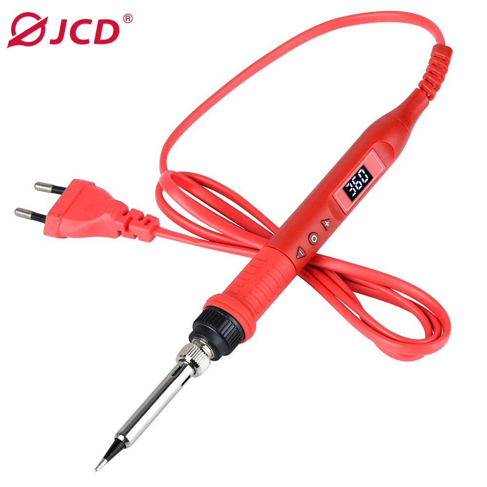 JCD Soldering Iron 908 Series 60W/80W Multi-function Button Adjustable Temperature 110V/220V LCD Digital Display Welding Tools