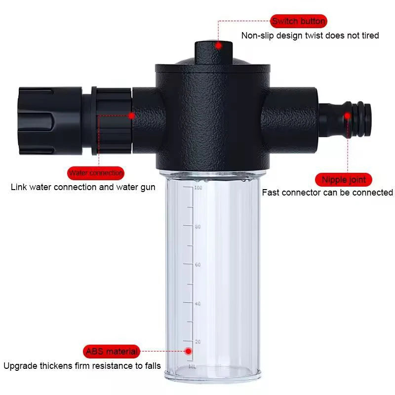 High Pressure Sprinkler Water Gun Car Washers Garden Lawn Watering Hose Nozzle Foam Lance Portable Automobiles Cleaning Tool