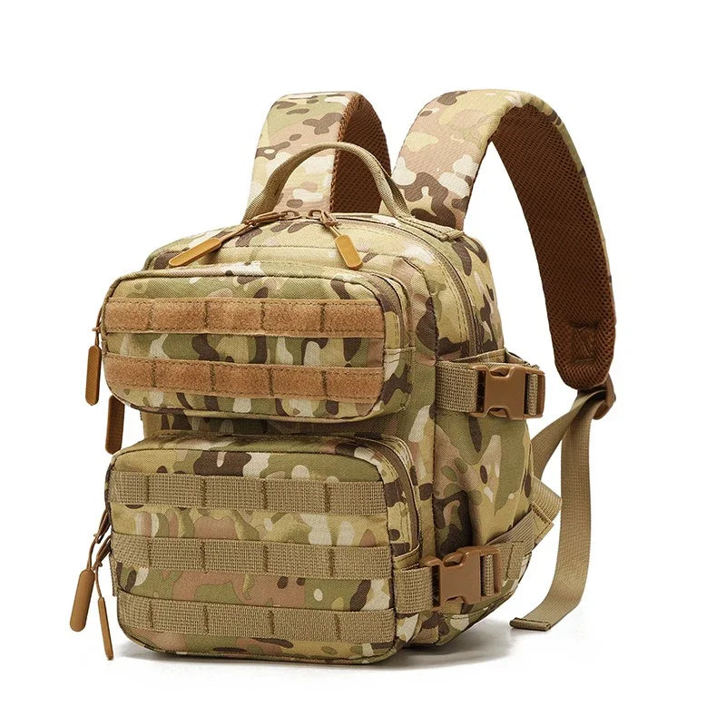 Mini Tactical 9L Backpack Camping Gym Backpack Outdoor For Men Women Small Bag Daily Fitness Cycling Hiking Schoolbag Rucksack
