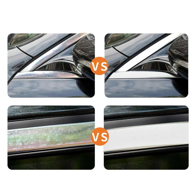 43g Universal Car Chrome Restoration Polish Metal Shine Renovation Compound for Car Door Handles Windows and Trim Removes Rust