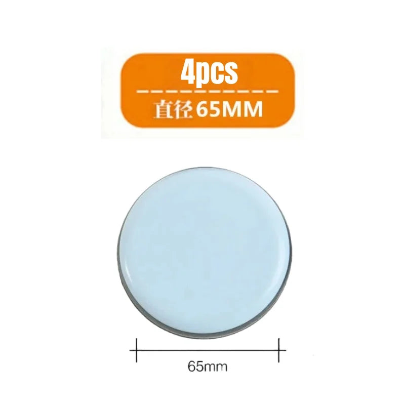 4pcs/set Furniture Leg Slider Pads Anti Scratch Easy Move Heavy Furniture Thickened Moving Pad Anti-abrasion Floor Protector Mat