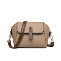 Women Solid Color PU Flap Crossbody Shoulder Bag Casual Daily Wear Versatile Fashion Handbag For Outdoor