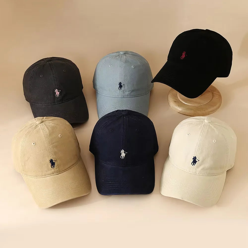 Unisex Letter Embroidery Hip‑Hop Baseball Cap Adjustable Casual Outdoor Sunscreen Hat Men Women Daily Streetwear Caps
