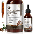 Black Walnut Drops Wormwood Tincture - with Clove, Berberine - Heart & Gentle Gut Cleanse & Digestive Health - Gut-Friendly