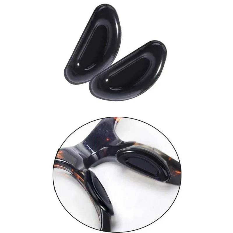 10 Pairs/Packs Adhesive Nose Pad, Eyeglass Nose Pads Stick On Silicone Anti-Slip for Sunglasses Thin Nose Pads Eyeglasses