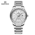 2024 Top Brand NAVIFORCE Mens Watches Stainless Steel Strap Casual Male Quartz Sports Wristwatch Luxury Waterproof Date Clock