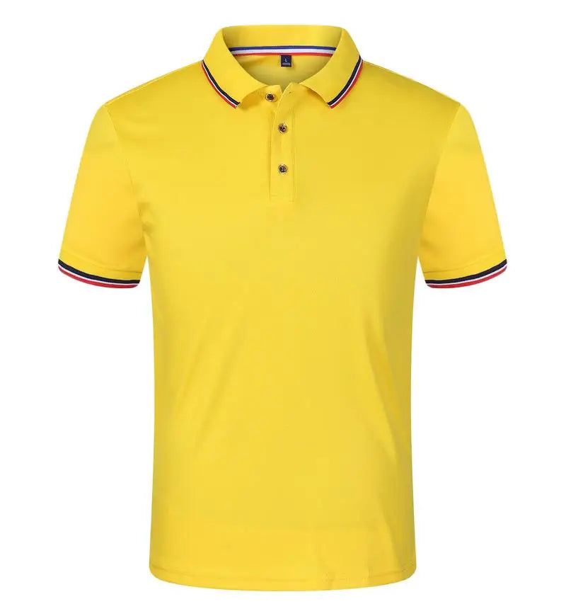 Cross Border Short Sleeved Polo From Europe Popular Summer Casual Lapel Large Size High-Quality Business Office Uniforms