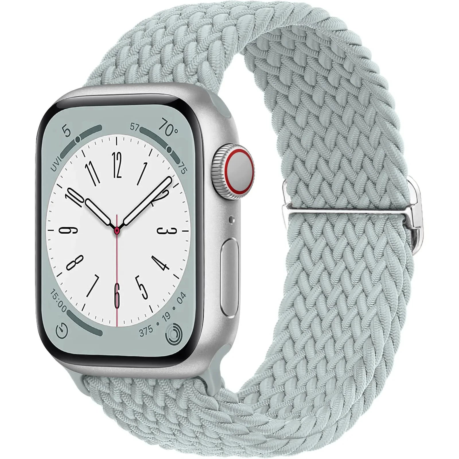 Braided Loop Strap For Apple Watch Ultra Band 49mm 44 45mm 42mm 41mm Nylon Elastic Belt Bracelet iWatch Series 9 8 7 6 5 4 SE 3