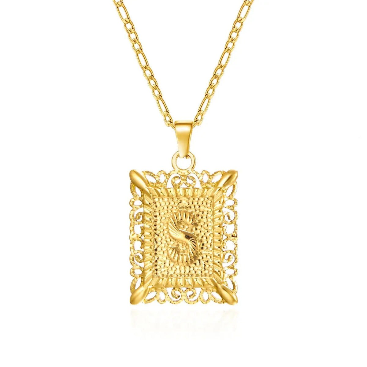 Stainless Steel Initial Letter Necklace For Women Men 2025 New Stylish Square Pendant Necklace Birthday Party Jewelry Gifts