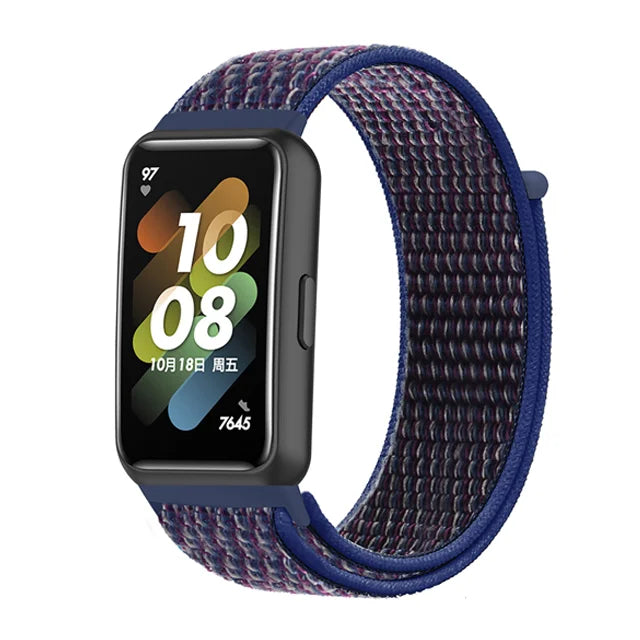 Strap for Huawei Band 10 8 9 7 Band Accessories Nylon Loop Smart Watch Replacement Belt Wristband Sport Bracelet Band 7 Bracelet