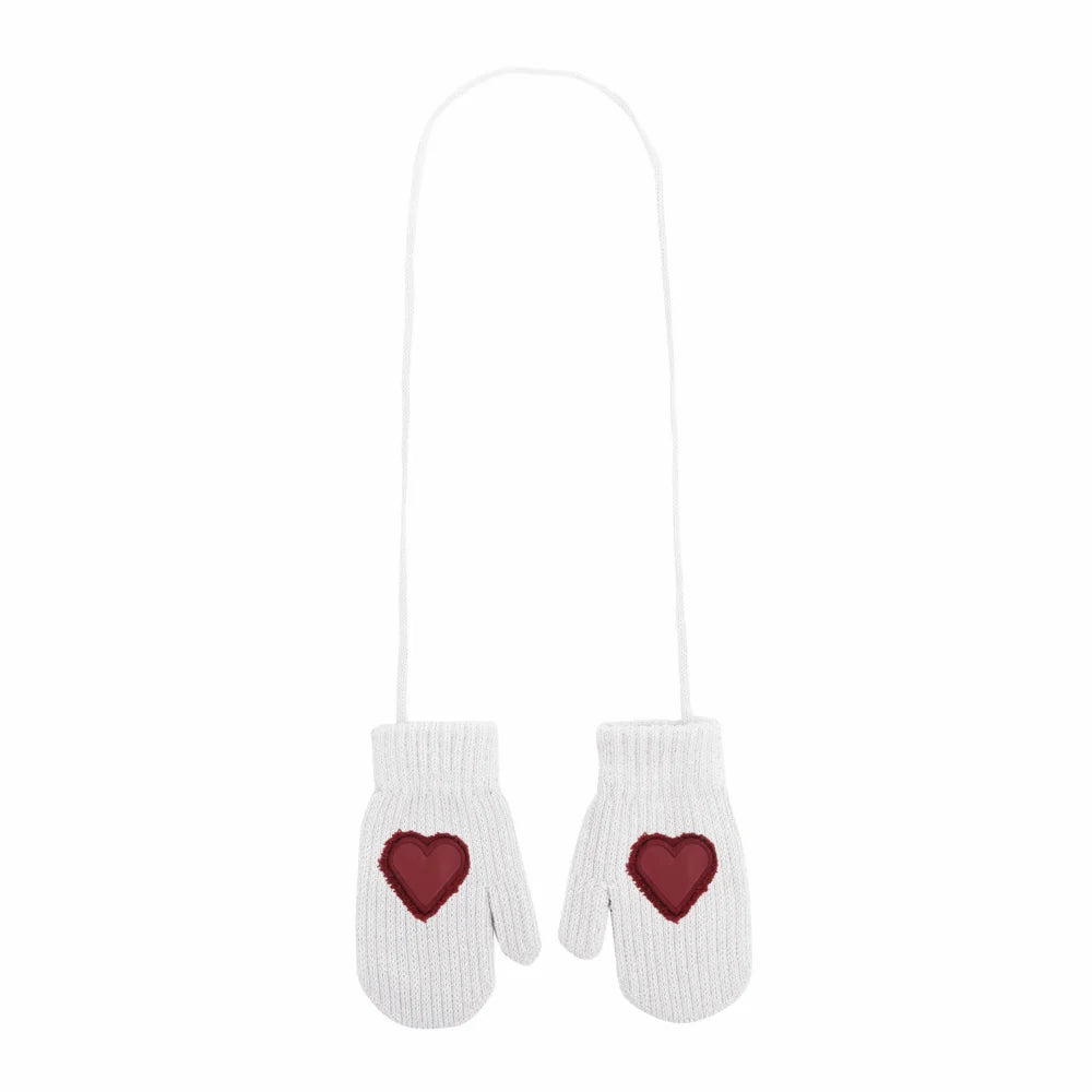 Winter Cotton Knitted Beanies Leather Heart Outdoor Hat Children Hats Personality Table hats girl hat boy hat