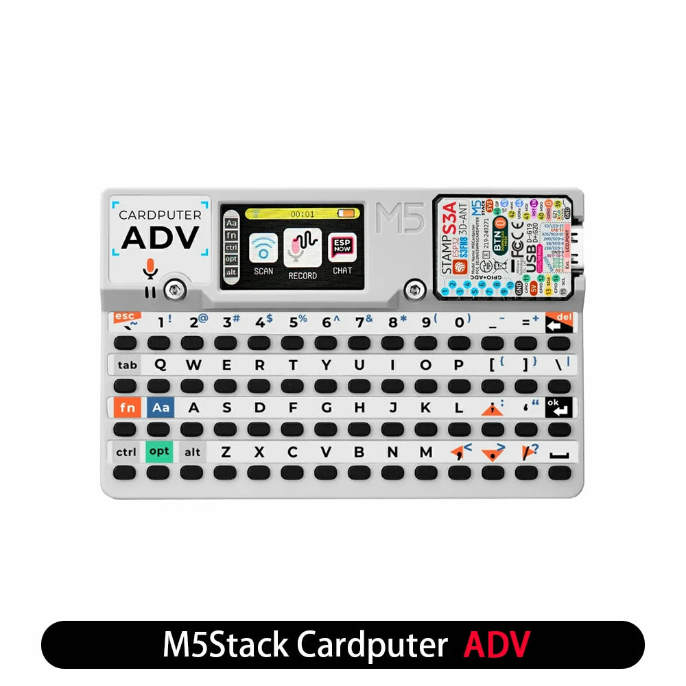 M5Stack Cardputer ADV new Version StampS3A Development Board Portable Computer 1.14 Inch 56Key Keyboard Card Microcontrolle