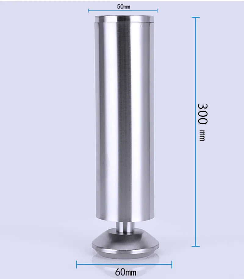Adjustable Stainless Steel 6-30cm Furniture Legs Cabinet Table Sofa Bed Feet Furniture Legs Feet
