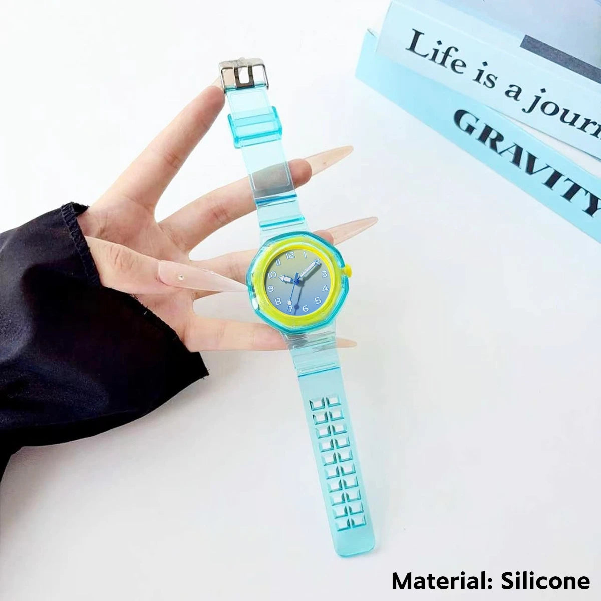 2 IN 1 PC Mod Kit Case Frame +Strap for Swatch AP Royal Pop Modification Integrated Silicone Matte Cover Bumper Band Accessories