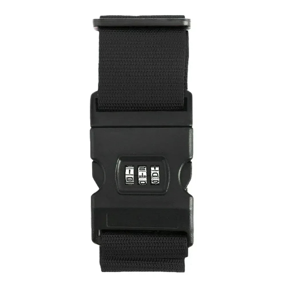 One word adjustable suitcase combination lock bundled luggage strap Travel trolley case bundled luggage strap