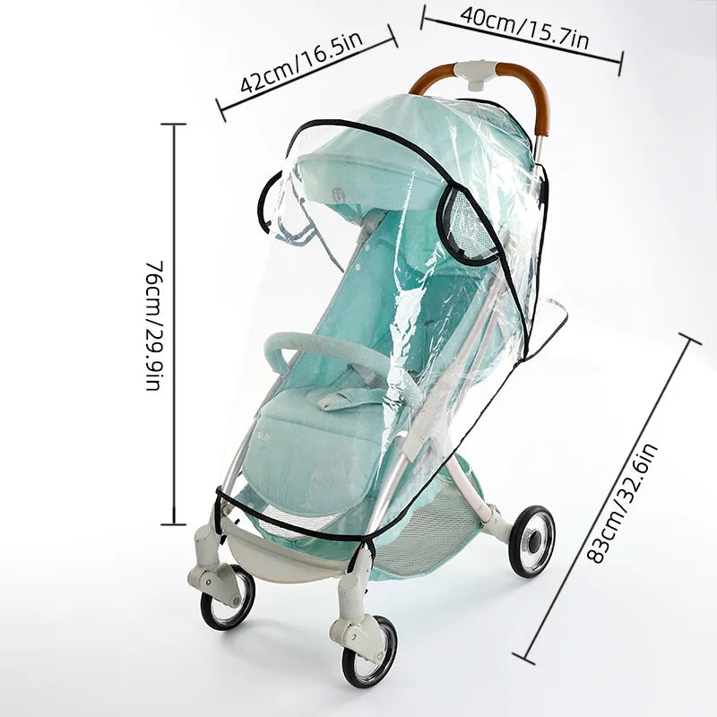 Baby Stroller Rain Cover Stroller Rain Cover Baby Walking Artifact Raincoat Rain Cover Dust Cover Dog Stroller Rain Cover Poncho