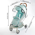 Baby Stroller Rain Cover Stroller Rain Cover Baby Walking Artifact Raincoat Rain Cover Dust Cover Dog Stroller Rain Cover Poncho