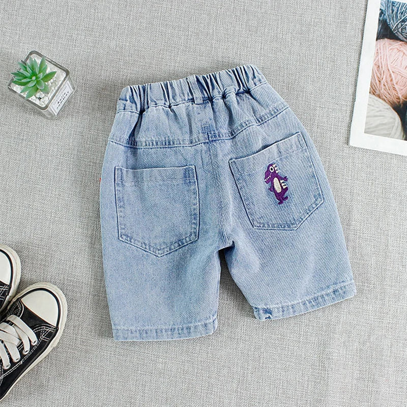 IENENS Kids Boys Beach Shorts Jeans Children Clothes Pants Denim Clothing Bermuda Infant Toddler Baby Boy Casual Trousers