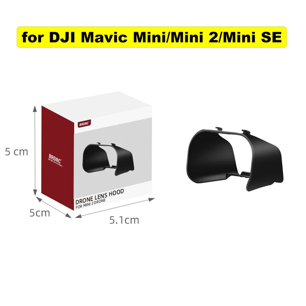 Lens Cover Cap for DJI Mini 4K/Mavic Mini/Mini 2/SE Lens Hood Sunshade Protective Cover Anti-glare Gimbal Camera Guard Accessory