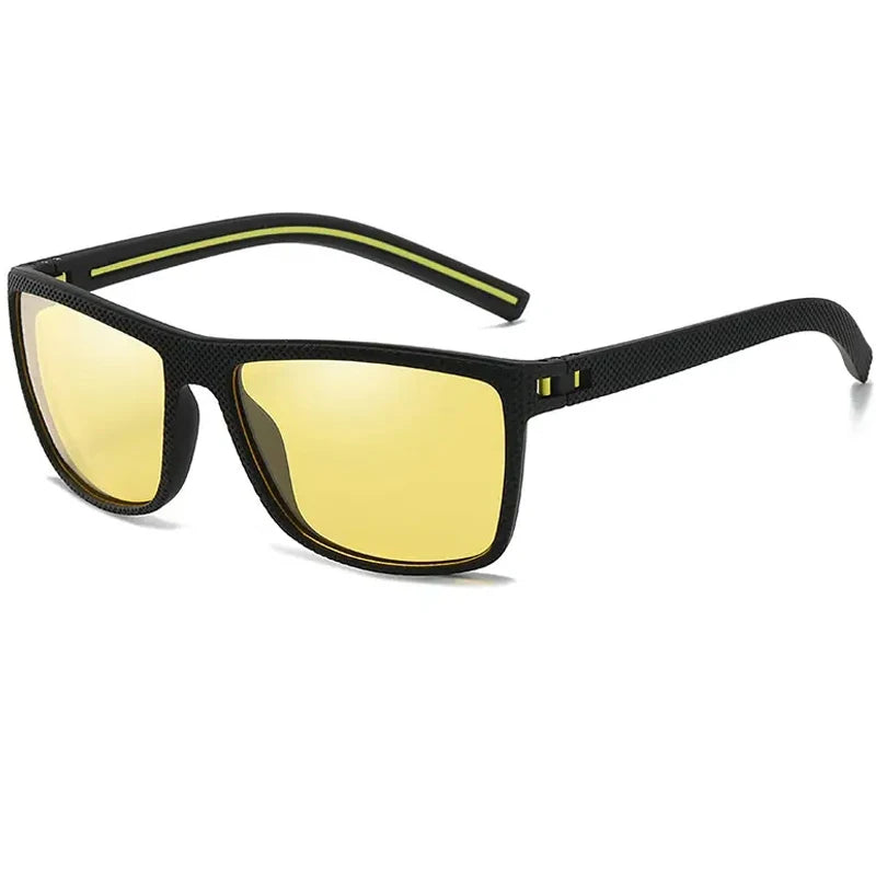 Square Polarized Sunglasses for Men and Women Lightweight Frame Sun Glasses