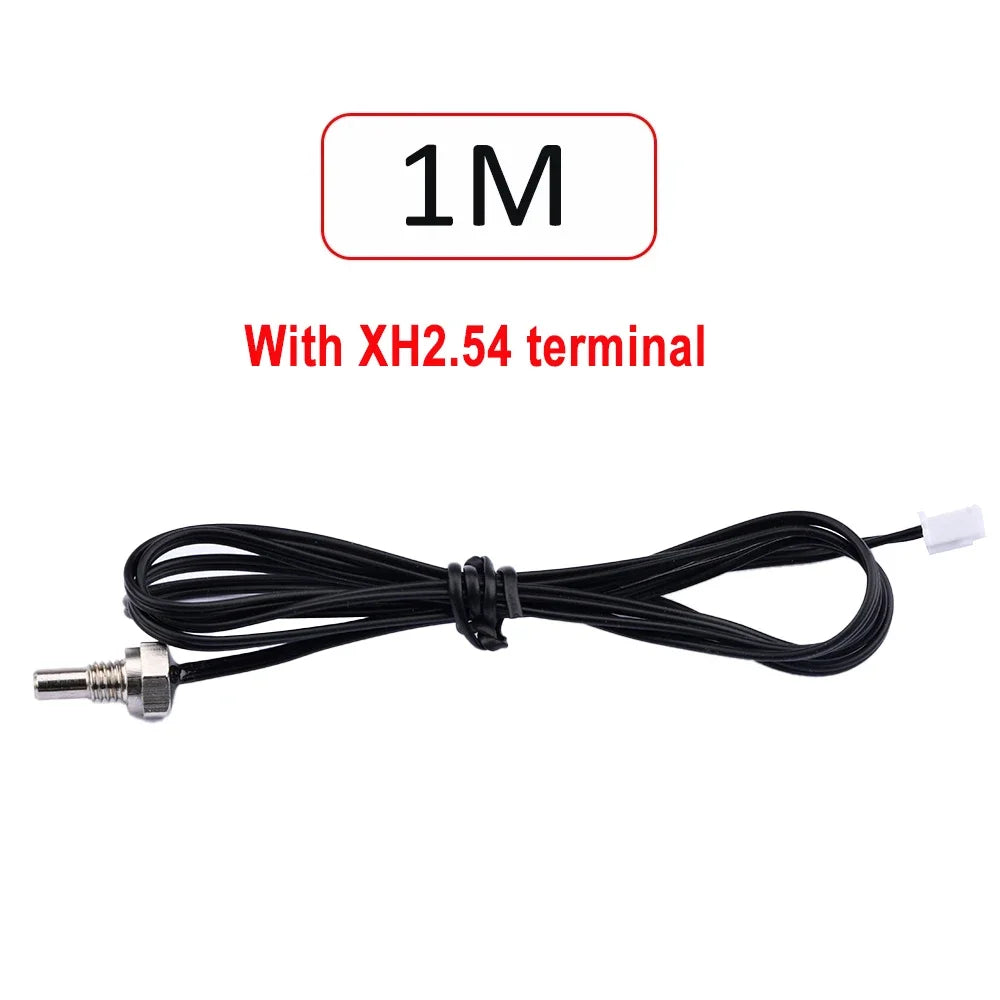 1M 2M 10K Ohm B3435 Temperature Sensor STC-1000 Sensor Probe High Precision Waterproof And Antifreeze NTC Temperature Sensor
