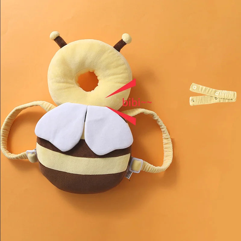 Little Bee Baby Head Protection Pillow Breathable Anti Fall Hat Suitable for Infant Children's Head Back Protector Safe Bibi