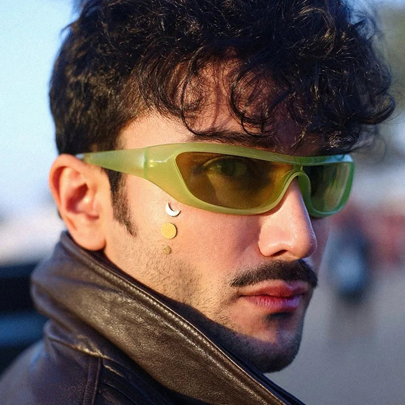 New Y2K Sunglasses for Men and Women Sports Cycling Glasses Sun Glasses for Male Female Eyeglasses Sense of Technology Eyewear