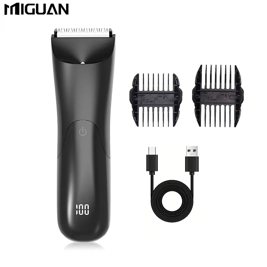 2026 Ear and Nose Hair Trimmer for Men 360 Rotating Dual-Blade Electric Shaver Professional Ear Nose Removal Battery (Without Ba