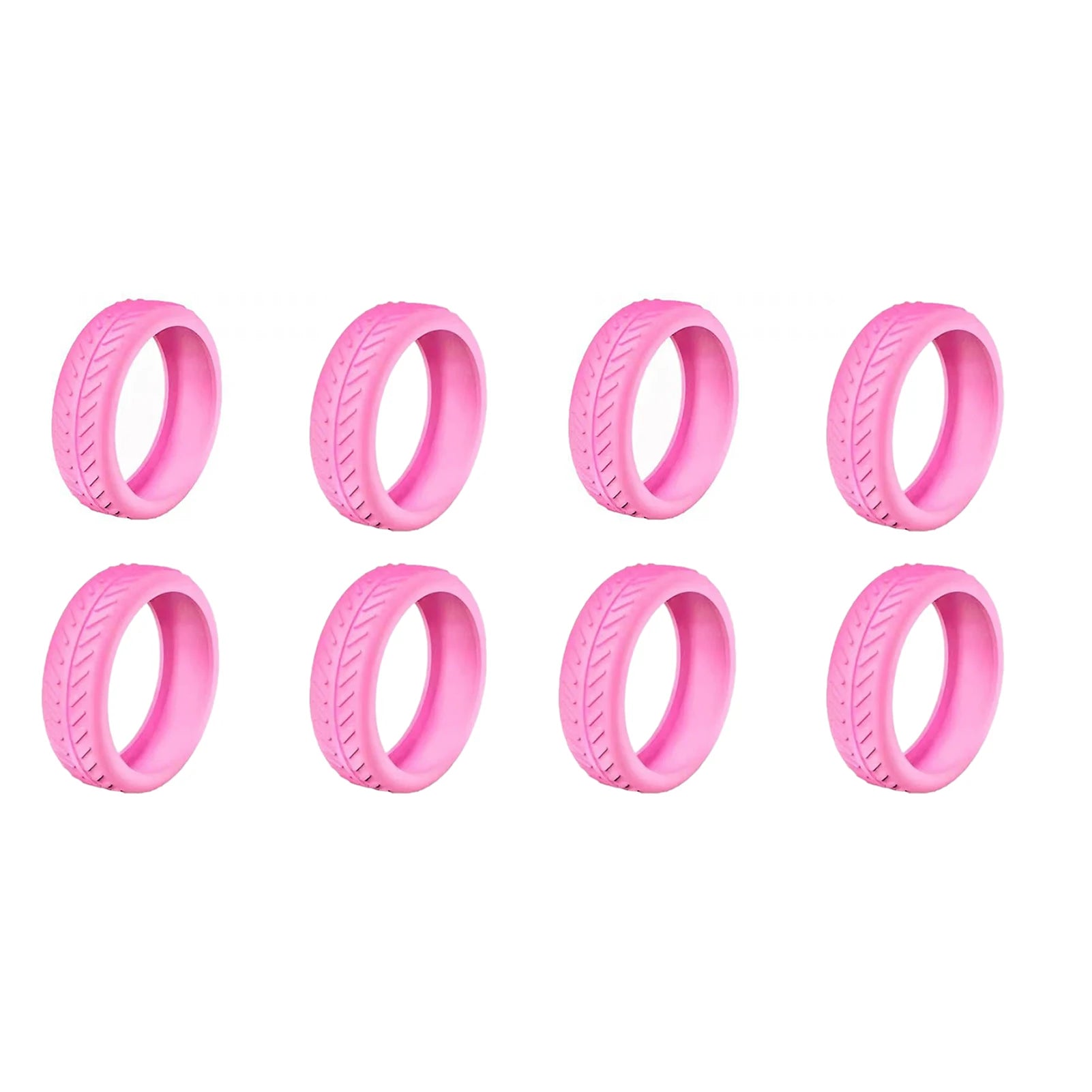 1/4/8PCS Silicone Cover Luggage Wheels Cover Luggage Protection Wheels Guard Carry On  Accessories Wheels Cover for Reduce Noise
