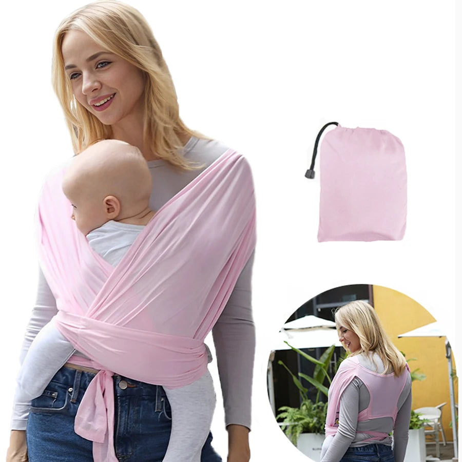 Ergonomic Baby Backpack Newborn Sling with Backpack Straps Outdoor Parenting X-shaped Support Comfortable Baby Carrier