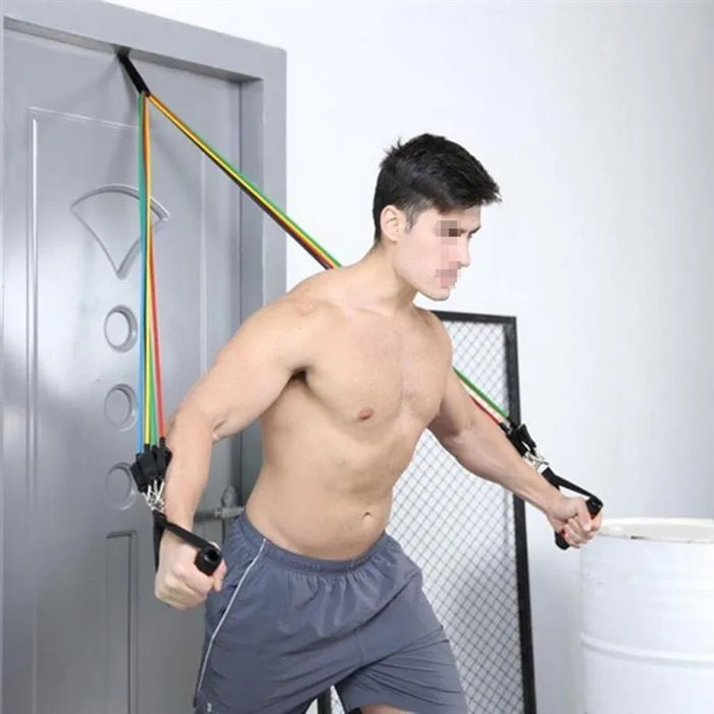 1/2pcs Elastic Resistance Door Anchor Holder Bands Tube Doorway Sport Fitness Equipment for Effective Working-out Accessories