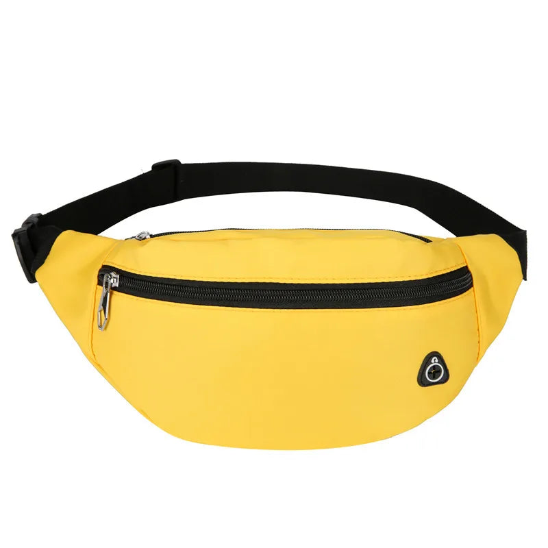 New Simple and Fashionable Waist Bag, Casual and Versatile Sports Chest Bag For Men and Women, Dail Running Mobile Phone Bag