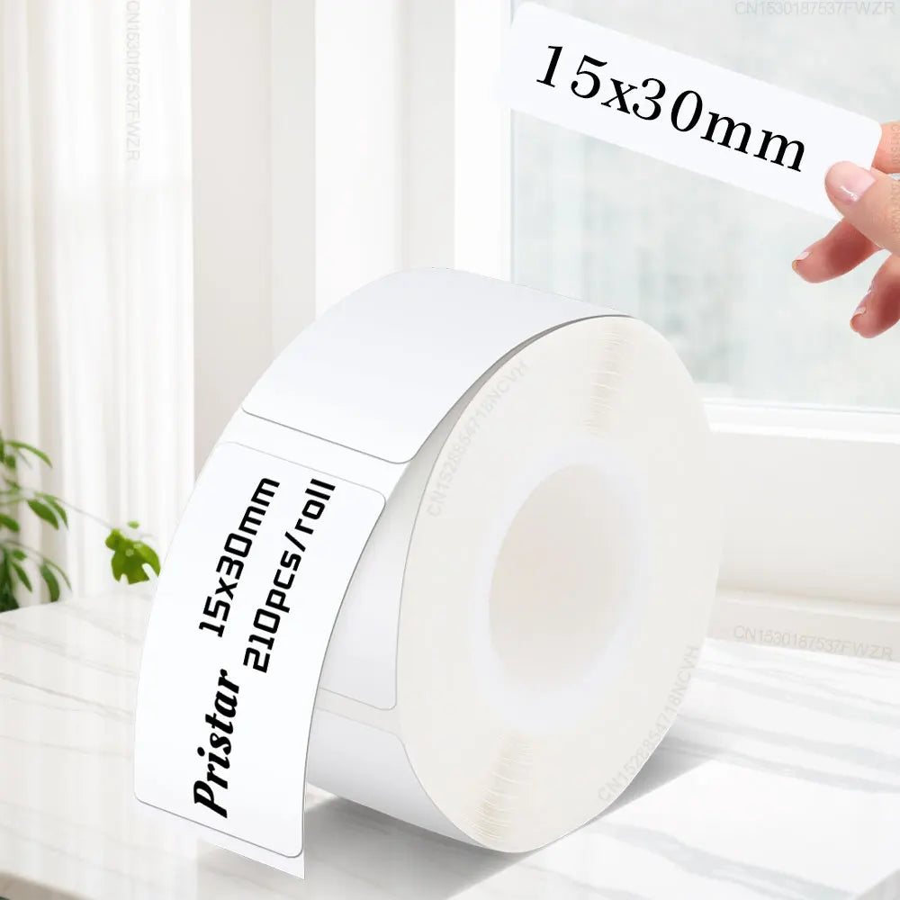 1PK P15 Transparent Label Tape 14mmx30mm Clear Waterproof Self Adhesive Label Sticker Paper for Marklife P15 P12 Label Maker